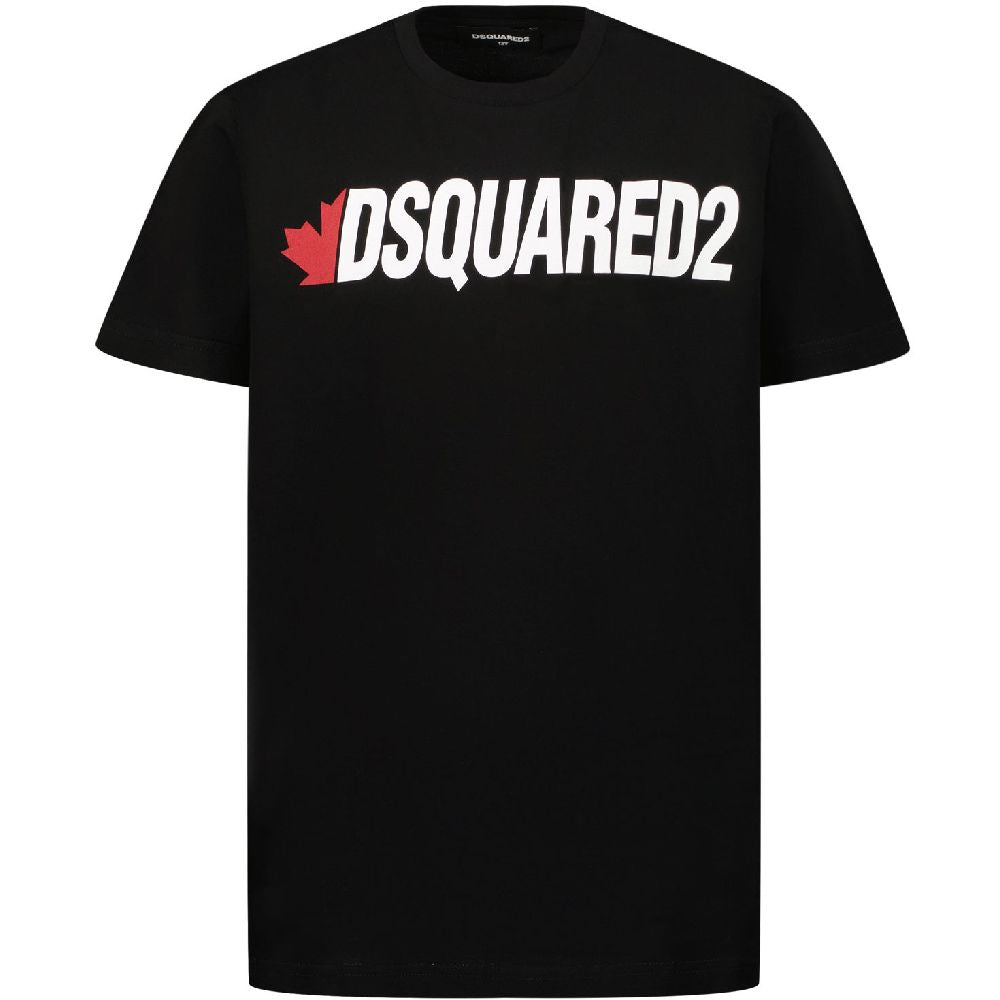 Dsquared2 Boys Cotton T-shirt Black