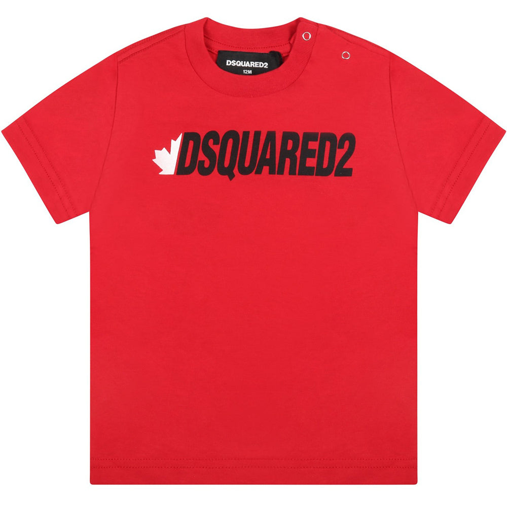 Dsquared2 Baby Boys Logo T-shirt Red