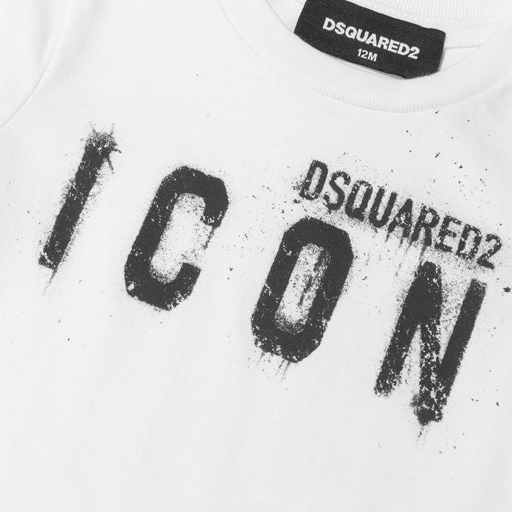 Dsquared2 Baby Boys Icon T=shirt White