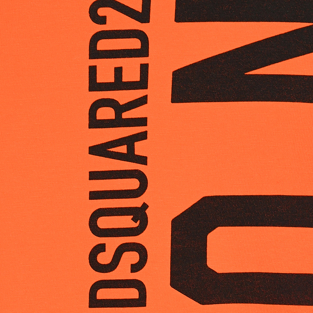 Dsquared2 Boys Icon Logo T-shirt Orange