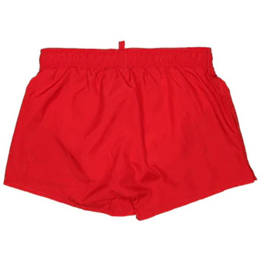 Dsquared2 Boys Icon Swim Shorts Red