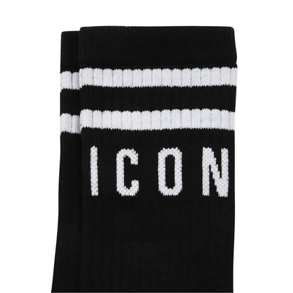 Dsquared2 Boys Icon Logo Socks Black