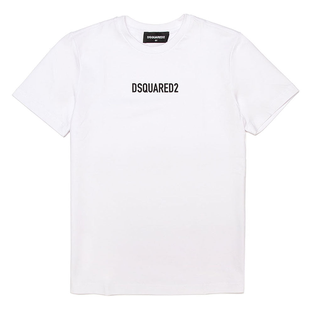 Dsquared2 Boys Logo Print T-shirt White