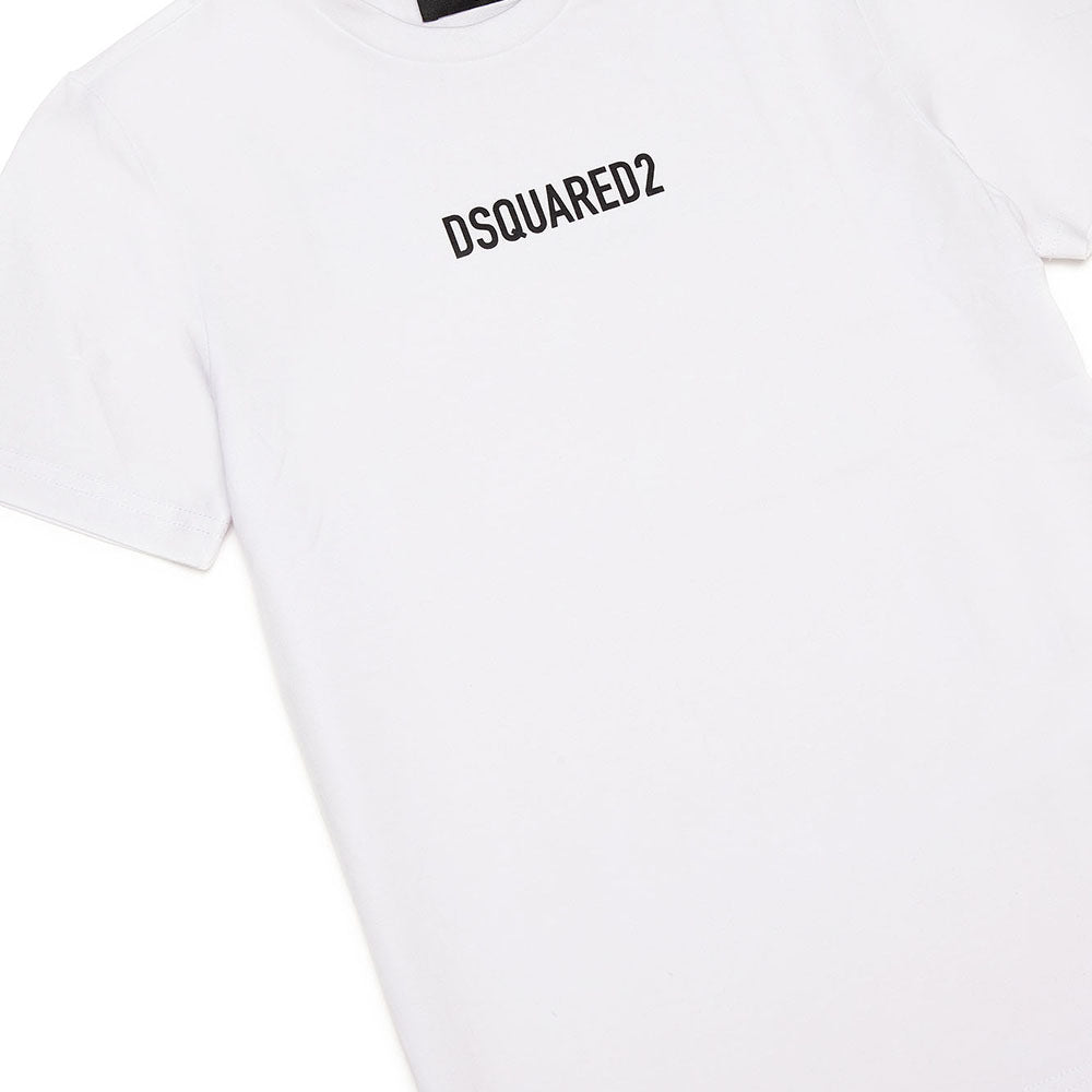 Dsquared2 Boys Logo Print T-shirt White