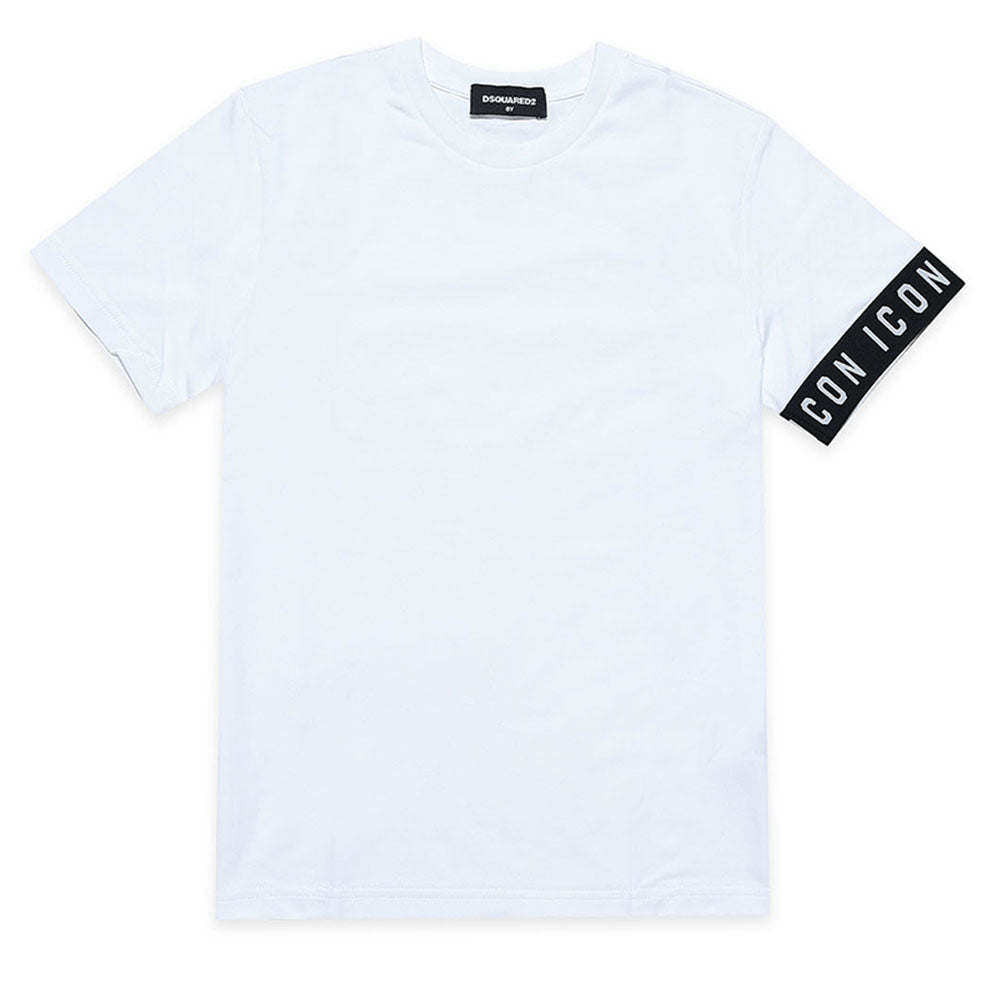 Dsquared2 Boys Logo Print T-shirt White