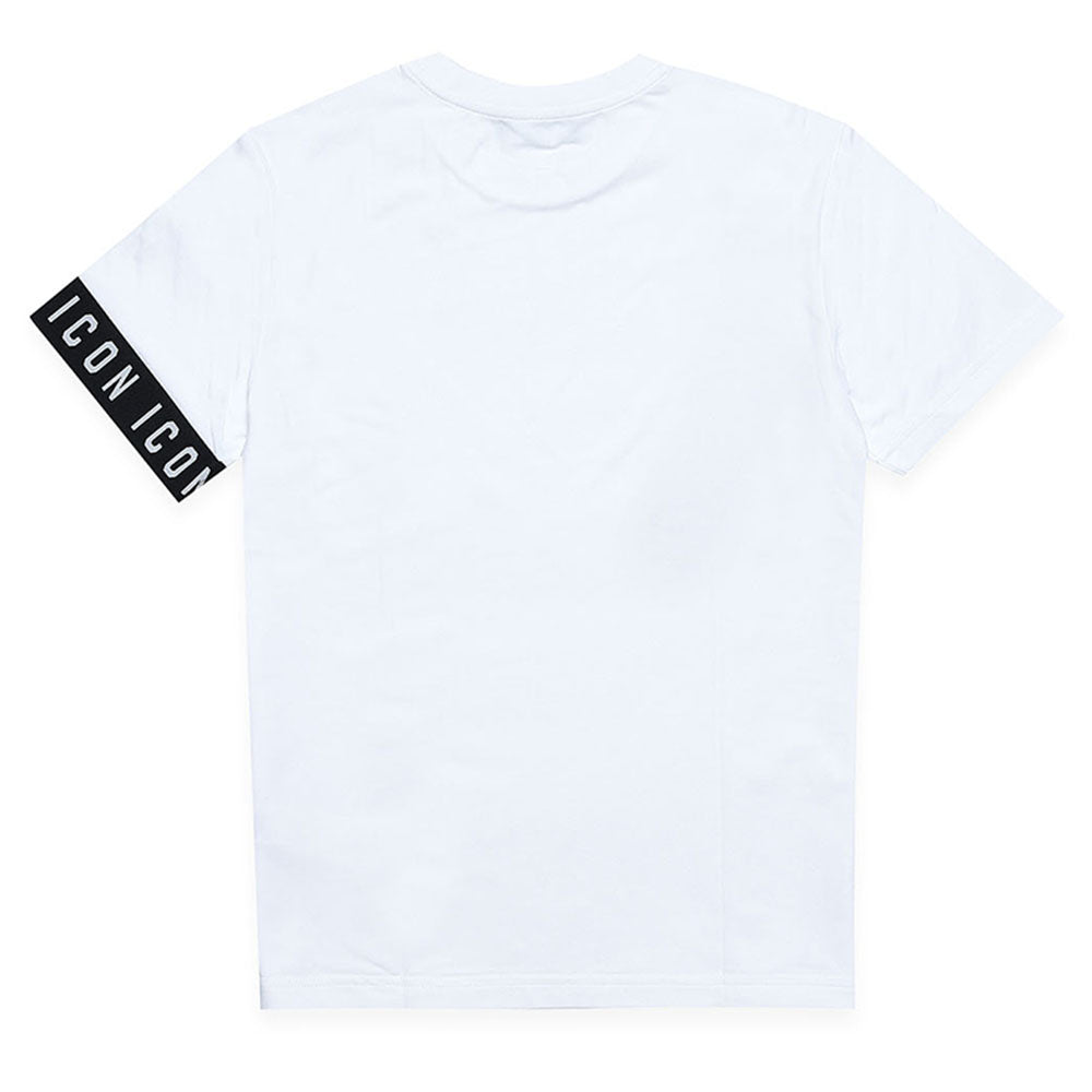 Dsquared2 Boys Logo Print T-shirt White