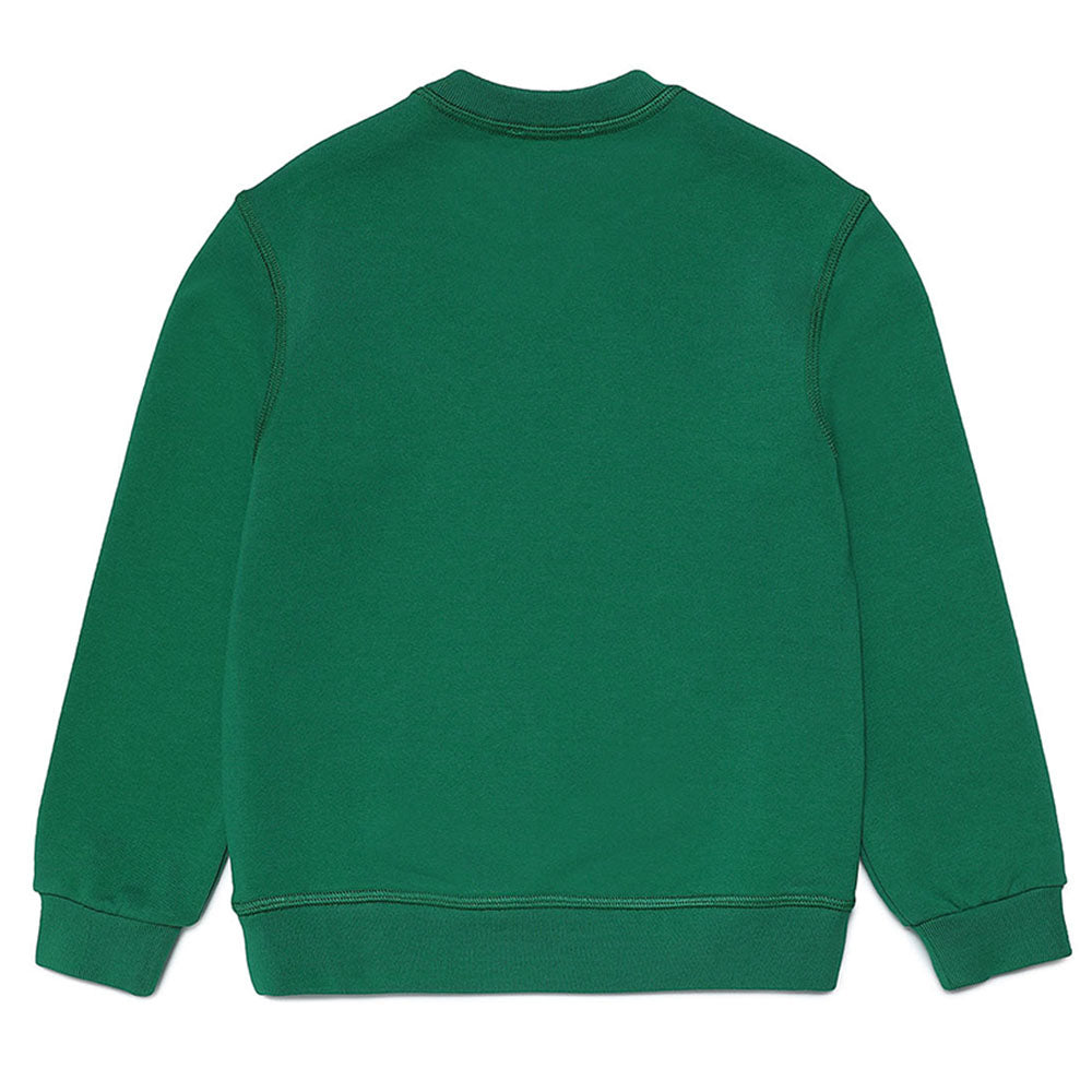 Dsquared2 Boys Ceresio Milano Logo Print Sweater Green