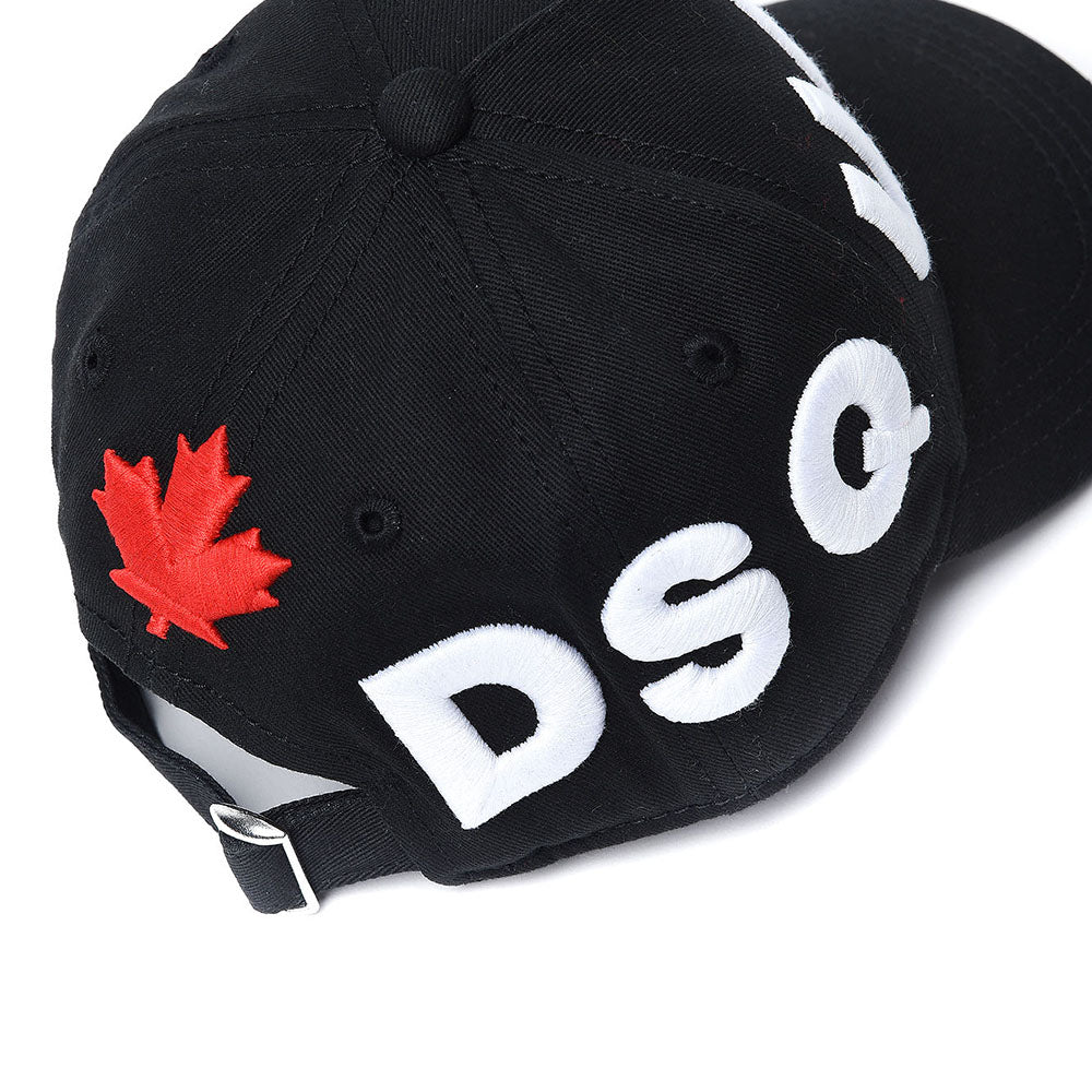 Dsquared2 Boys Logo Embroidered Cap Black