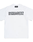 Dsquared2 Boys Slouch Fit T-shirt White