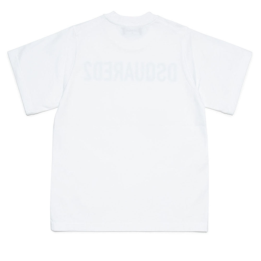 Dsquared2 Boys Slouch Fit T-shirt White