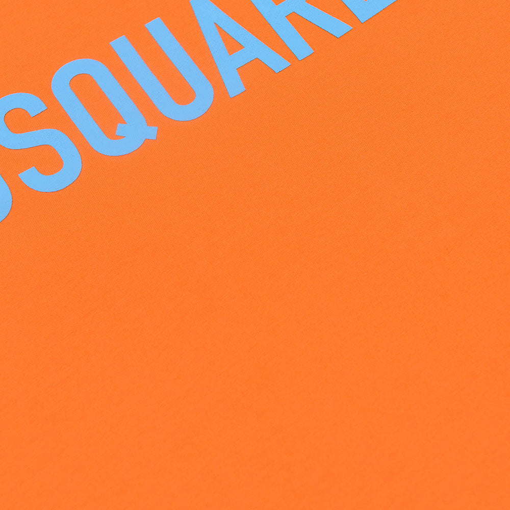 Dsquared2 Boys Slouch Fit T-shirt Orange
