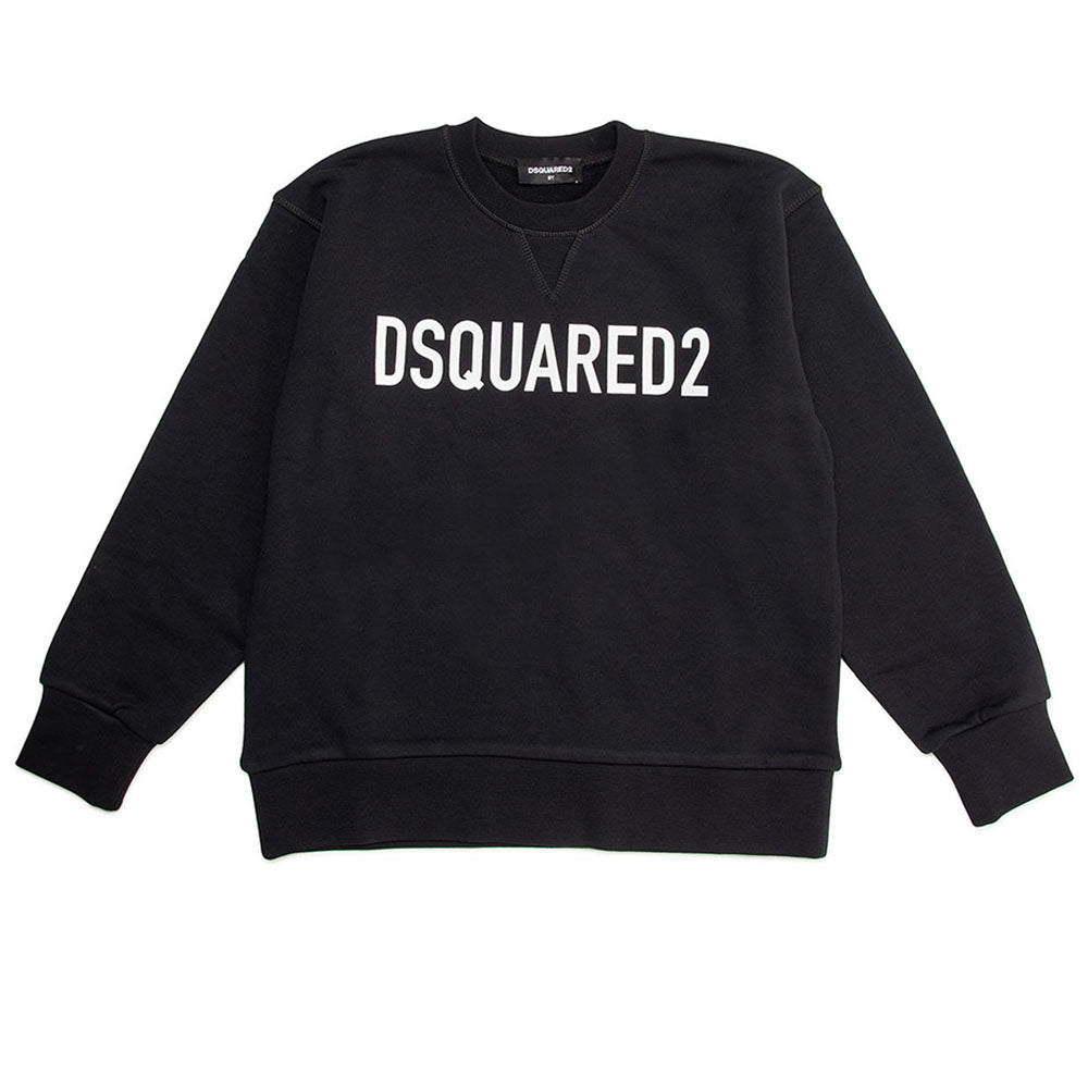 Dsquared2 Boys Logo Print Sweater Black