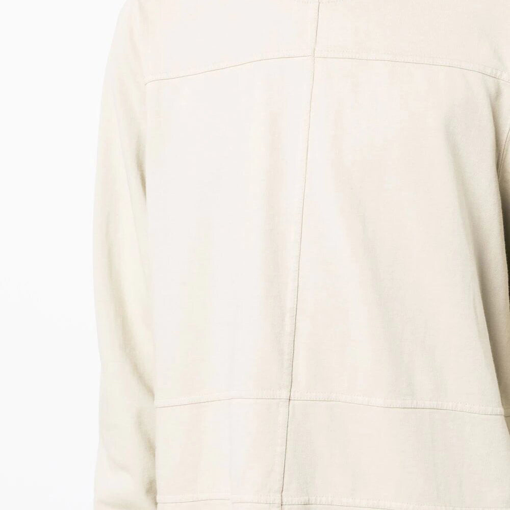 Rick Owens DRKSHDW Mens Crater Sweater Cream