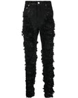 Rick Owens DRKSHDW Mens Strobe Tyrone Detroit Cut Jeans Black