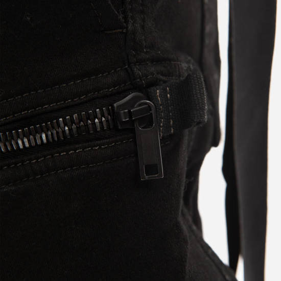 Rick Owens DRKSHDW Mens Bauhaus Cropped Cargo Pants Black