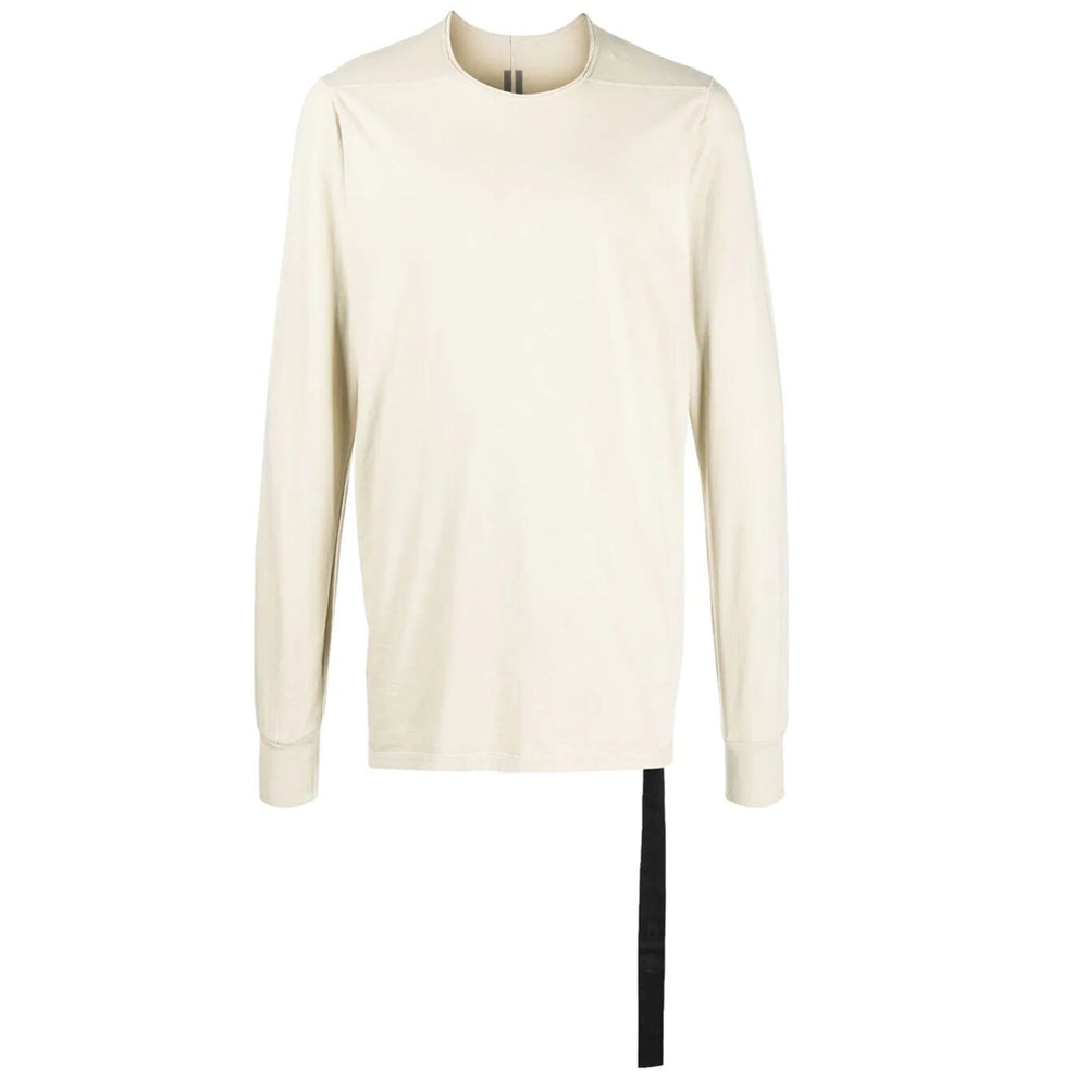 Rick Owens DRKSHDW Mens Long Sleeve Level T-shirt Cream