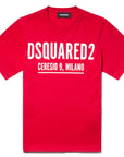 Dsquared2 Kids Cotton T-shirt Red