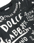Dolce & Gabbana Boys Graffiti Sweater Black