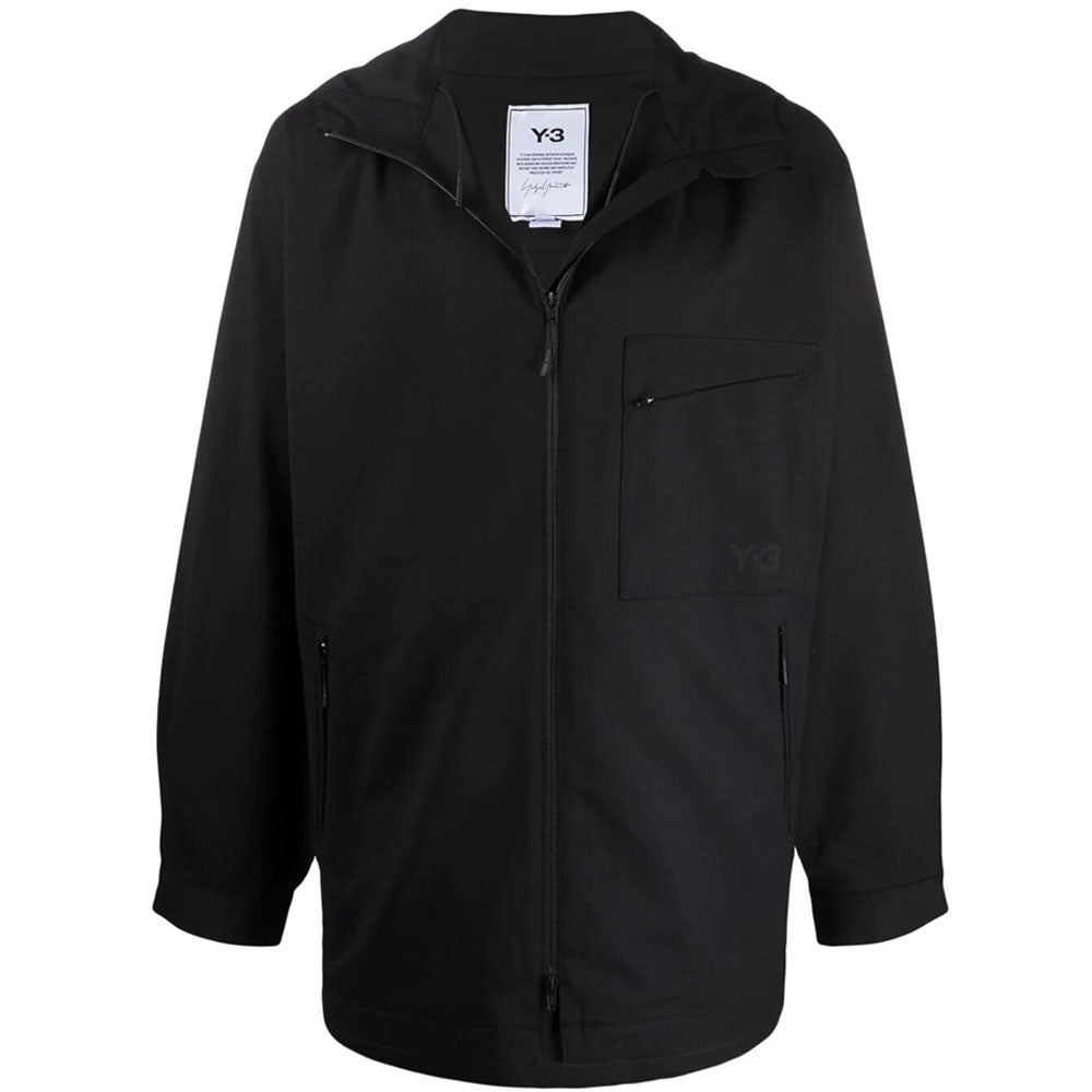 Y-3 Mens Windbreaker Jacket Black