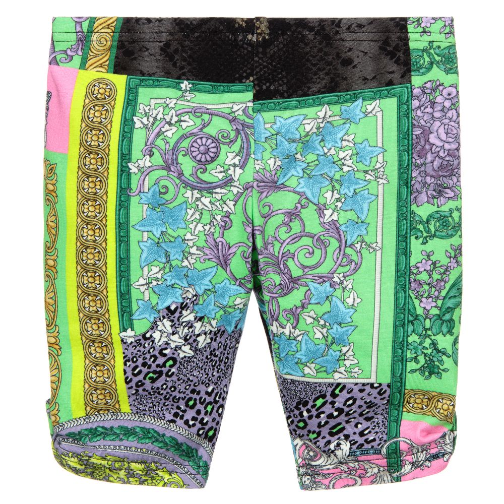 Versace Baby Girls Leggings Green