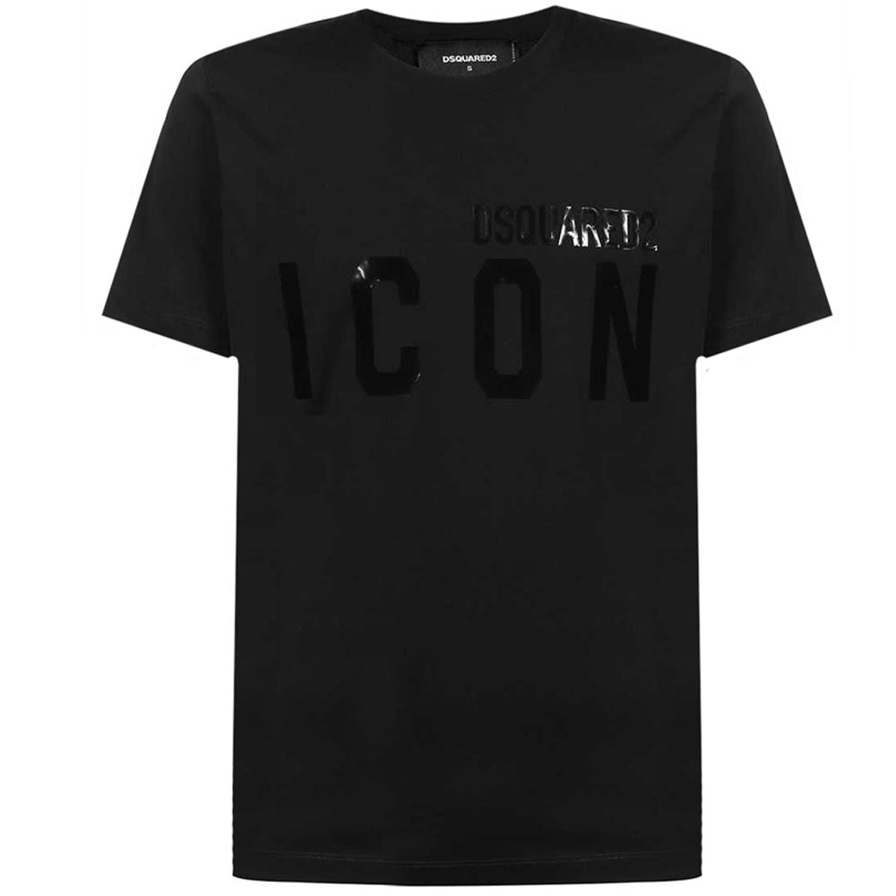 Dsquared2 Men&#39;s ICON Logo Print T-Shirt Black