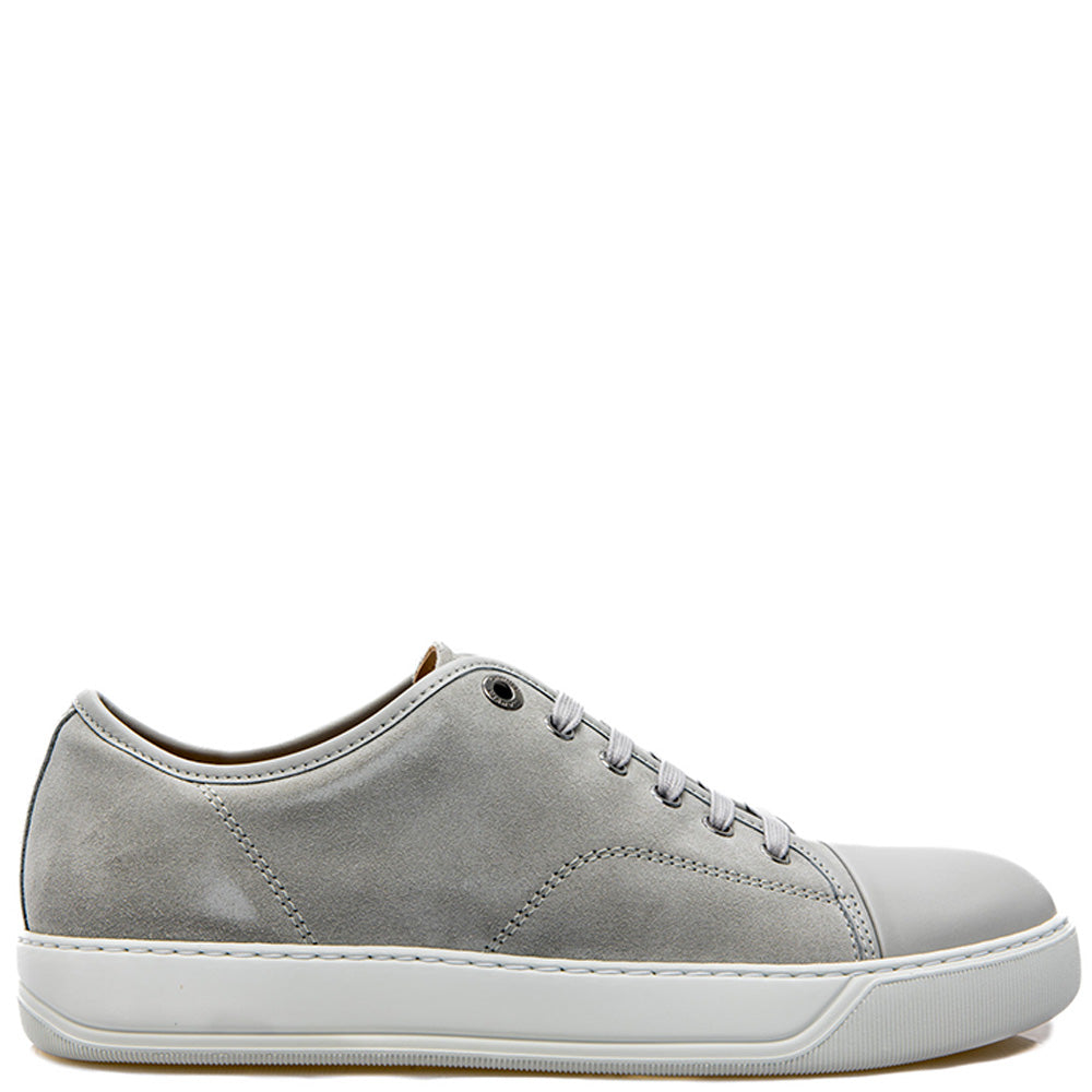 Lanvin Mens DBB1 Suede Leather Sneakers Grey