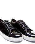 Lanvin Mens DBB1 Suede Leather Sneakers Black