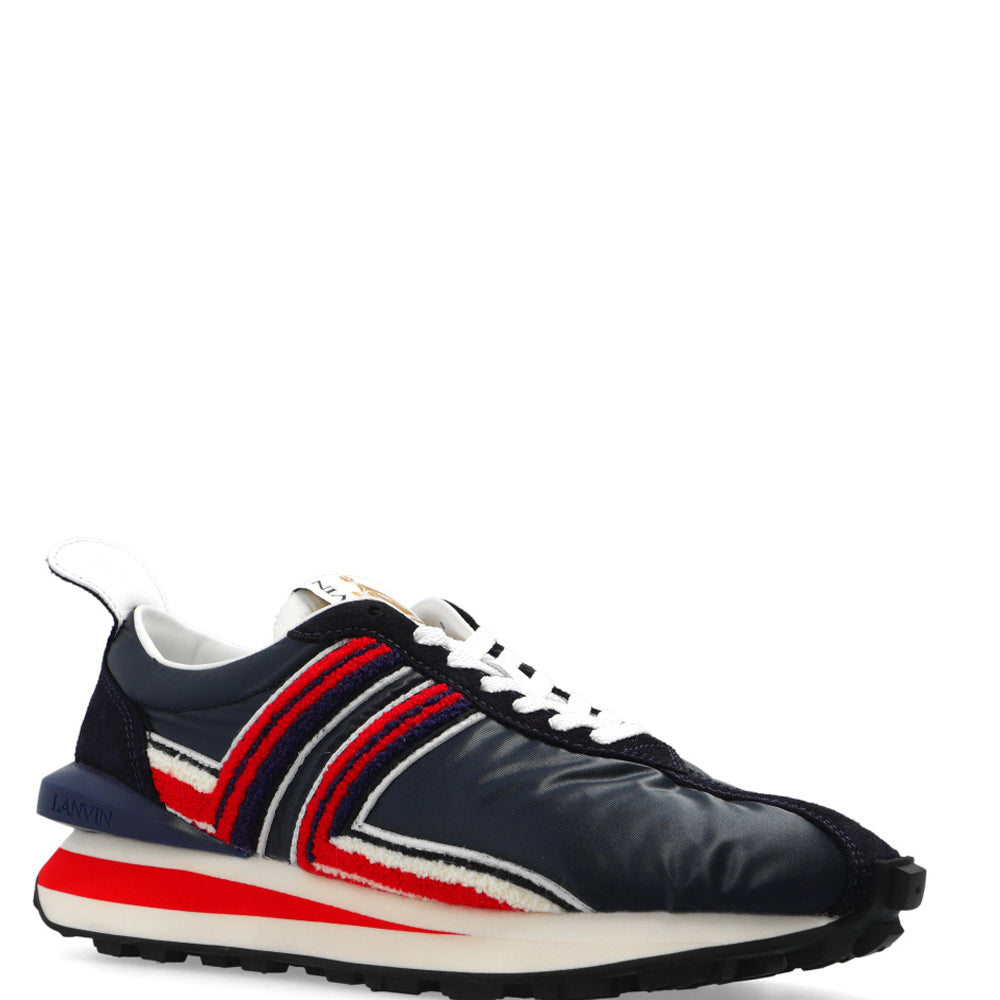Lanvin Mens Bumpr Low Top Sneakers Black