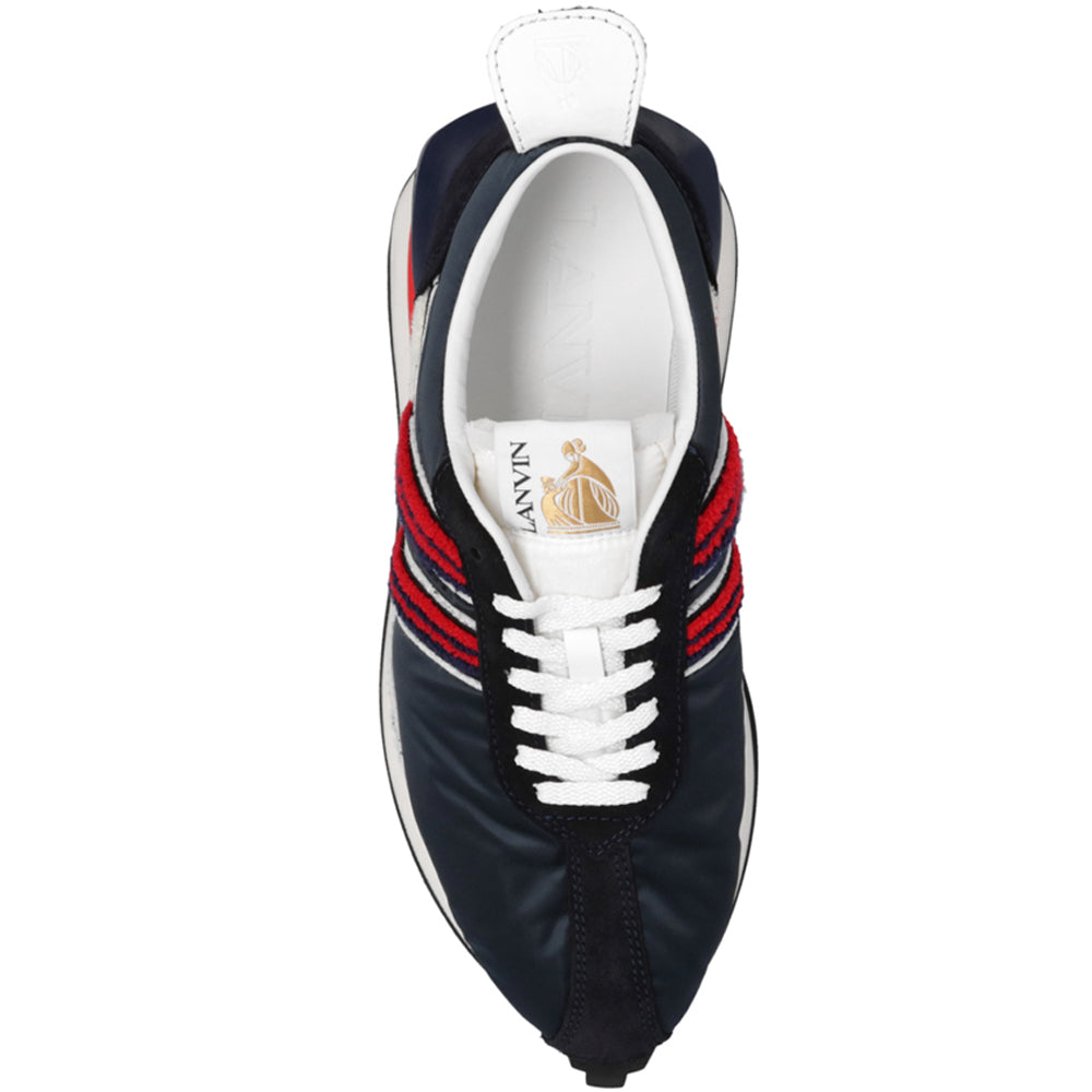 Lanvin Mens Bumpr Low Top Sneakers Black