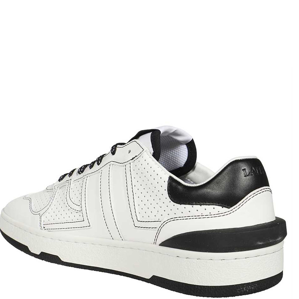 Lanvin Mens Clay Low Top Sneakers White