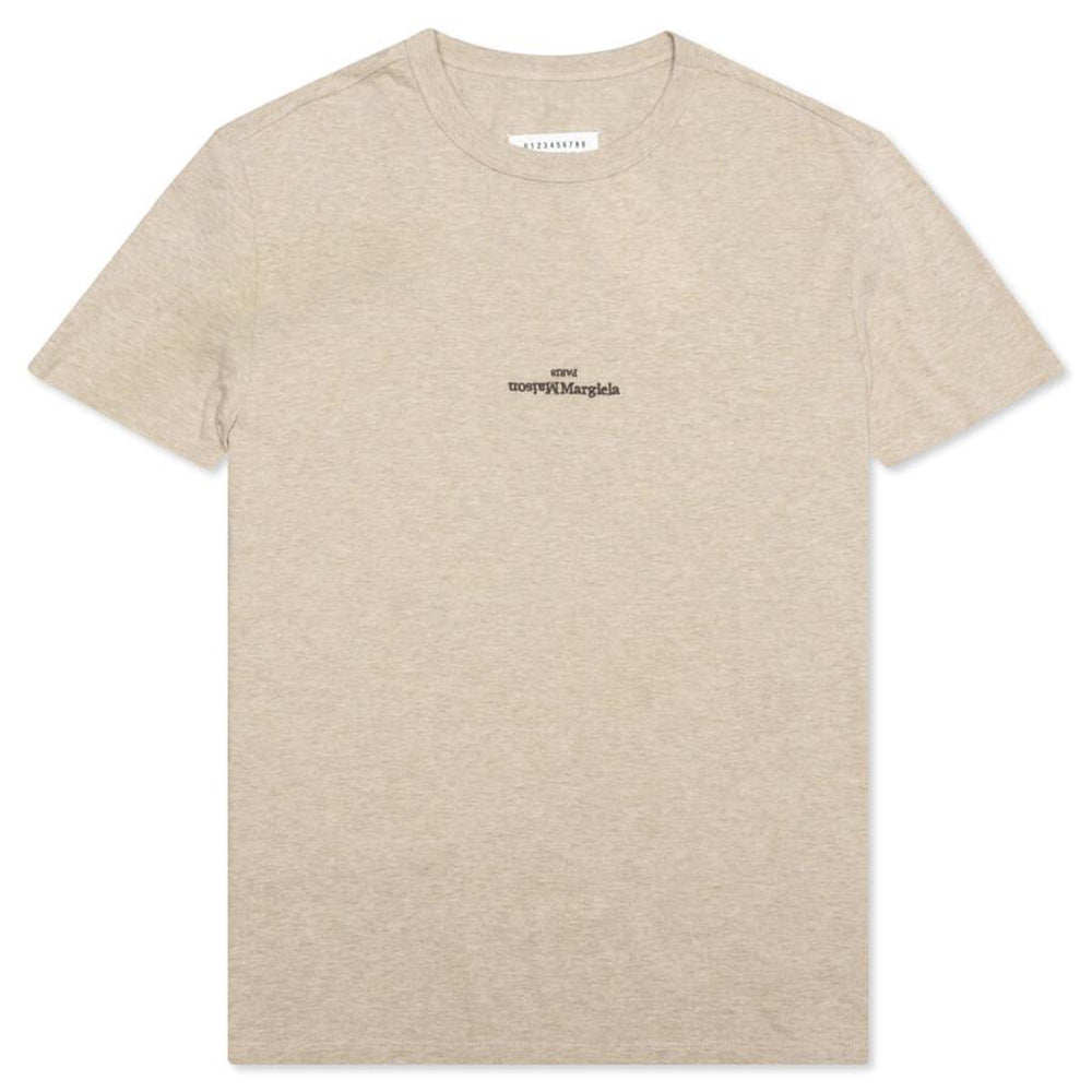 Maison Margiela Mens Logo T-Shirt Beige