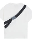 Fendi Kids Crossbody Bag Printed T-Shirt White