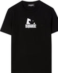 Dsquared2 Boys Logo Print Cotton T-Shirt Black
