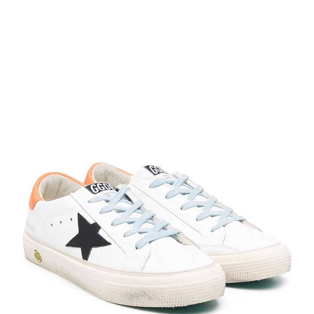 Golden Goose Unisex May Star Logo Sneaker White