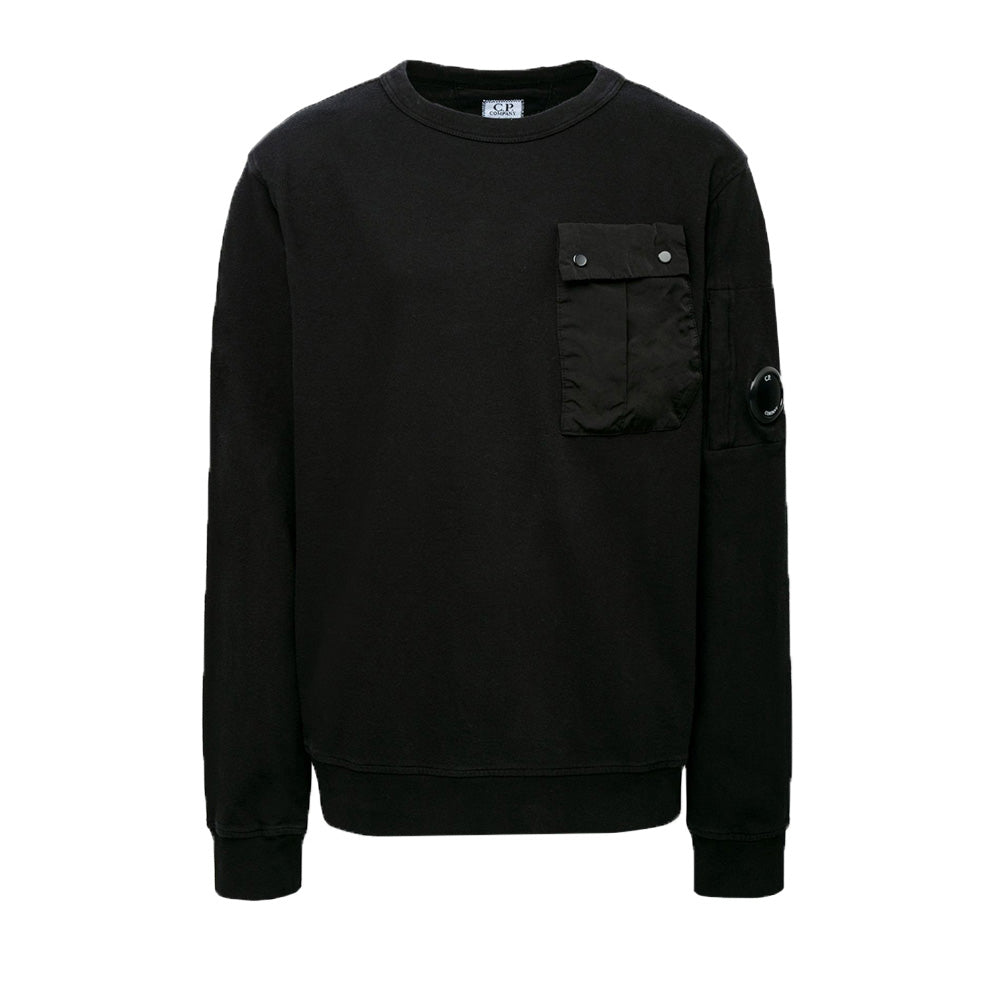 C.P Company Boys Pocket Sweater Black