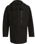 Y-3 Mens Dense Parka Jacket Black