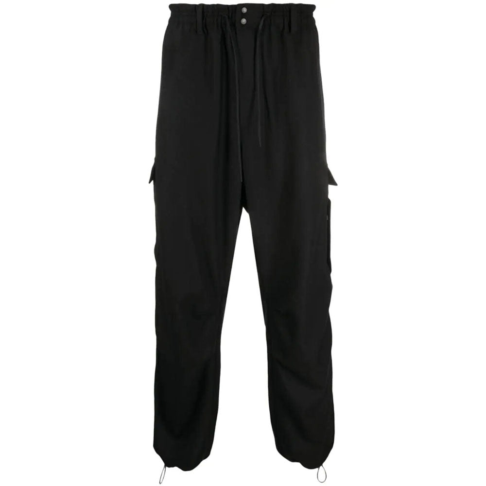 Y-3 Mens Cargo Pants Black