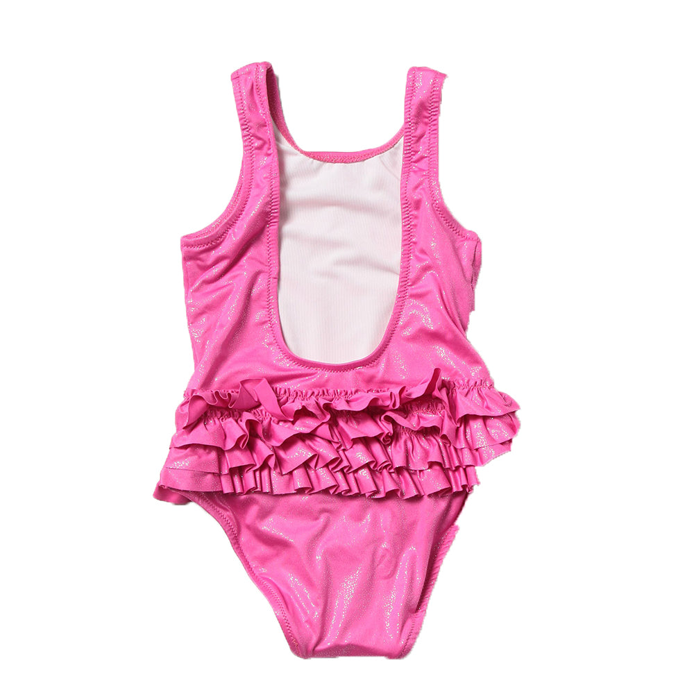 Givenchy Baby Girls Ruffle Swimsuit Pink