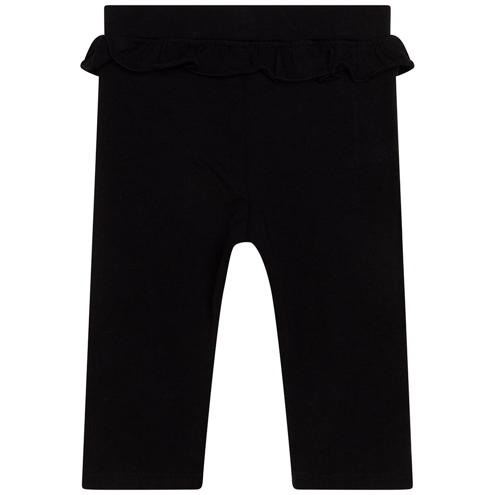 Givenchy Baby Girls Ruffle Leggings Black