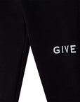 Givenchy Unisex Multi Logo Joggers Black