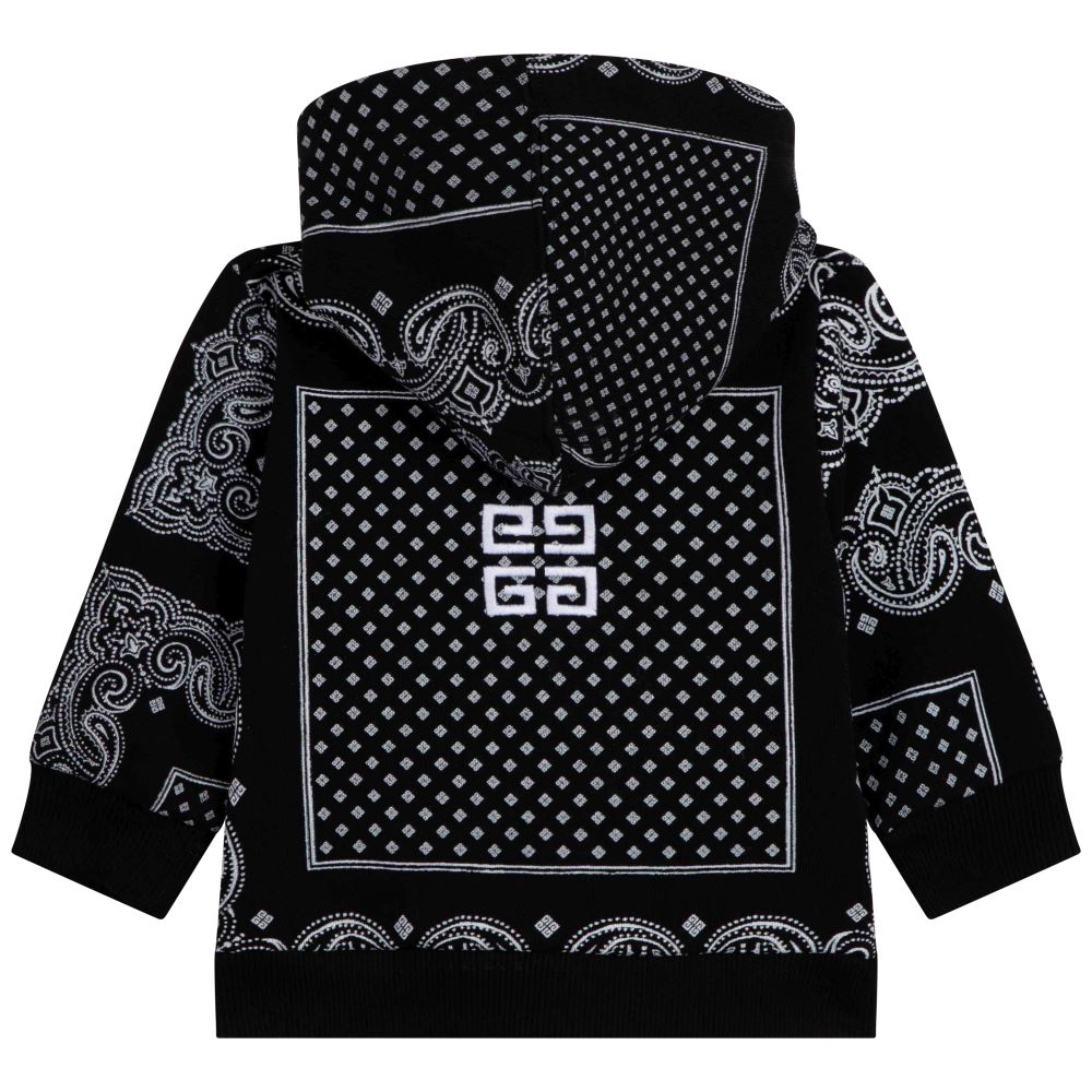 Givenchy Baby Boys Bandana Print Hoodie Black