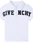 Givenchy Baby Boys Logo Polo Shirt White