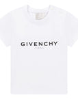 Givenchy Unisex Baby Reverse Logo T-shirt White