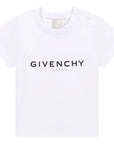 Givenchy Baby Unisex Classic Logo T Shirt White