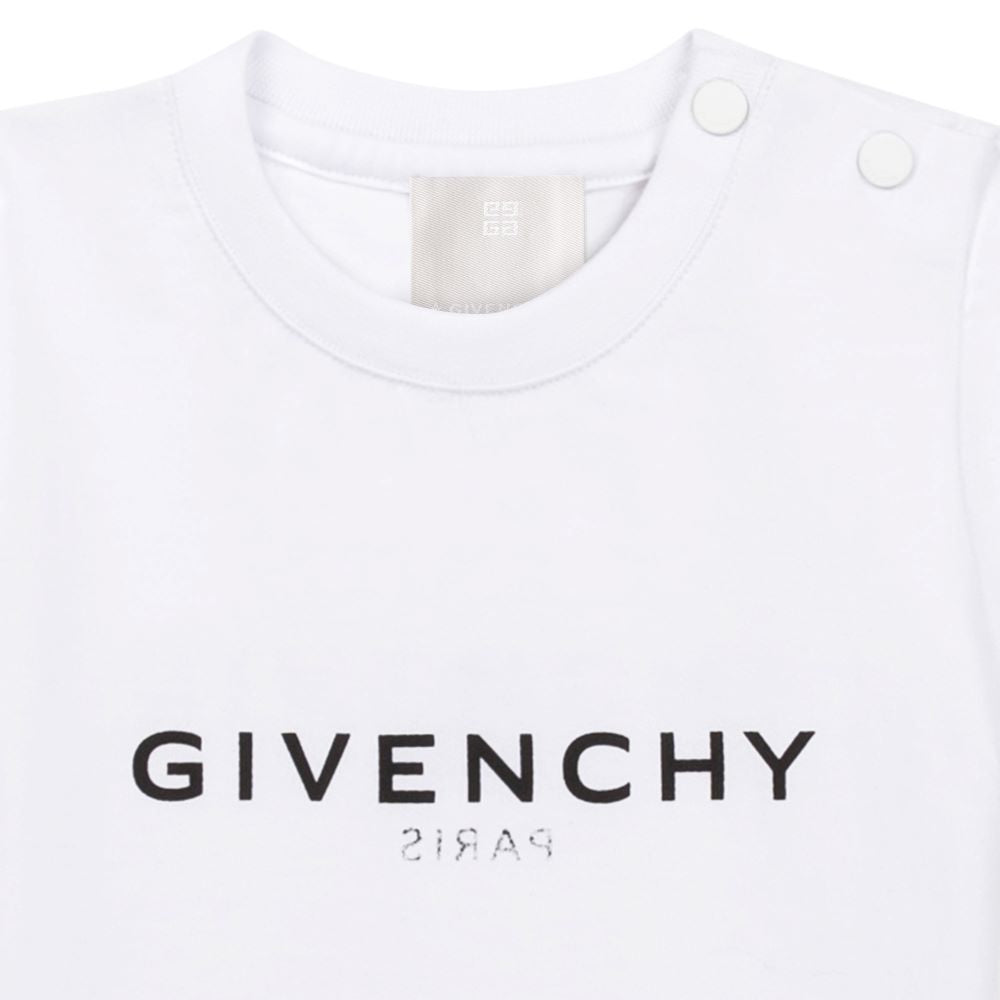 Givenchy Baby Unisex Classic Logo T Shirt White