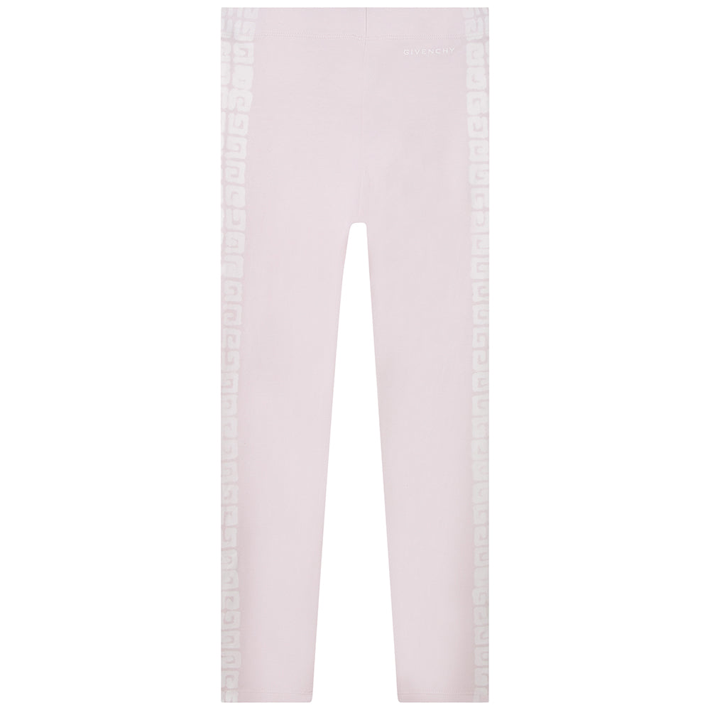 Givenchy Girls 4g Logo Leggings Pink