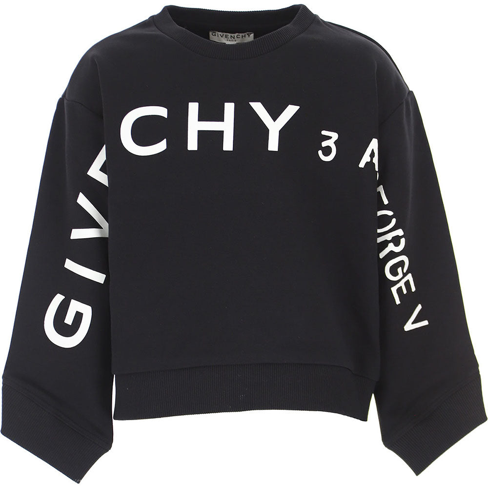 Givenchy Girls Loose Sweater Black