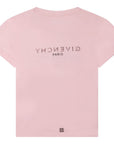 Givenchy Girls Classic Logo T Shirt Pink