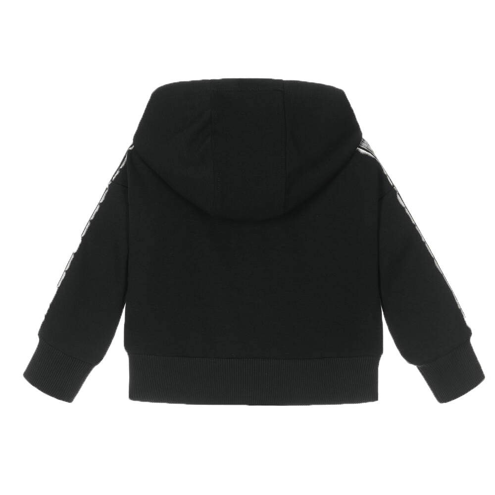 Givenchy Girls 4g Logo Zip Hoodie Black