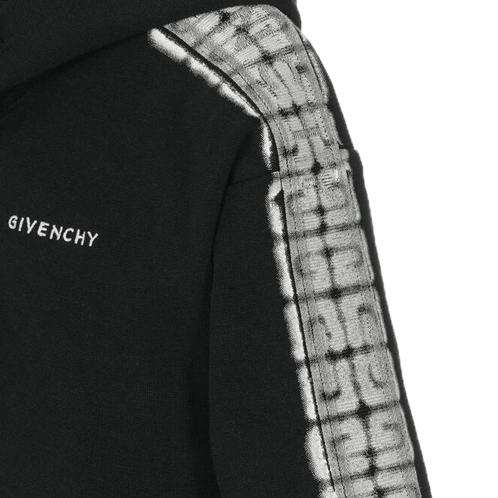 Givenchy Girls 4g Logo Zip Hoodie Black